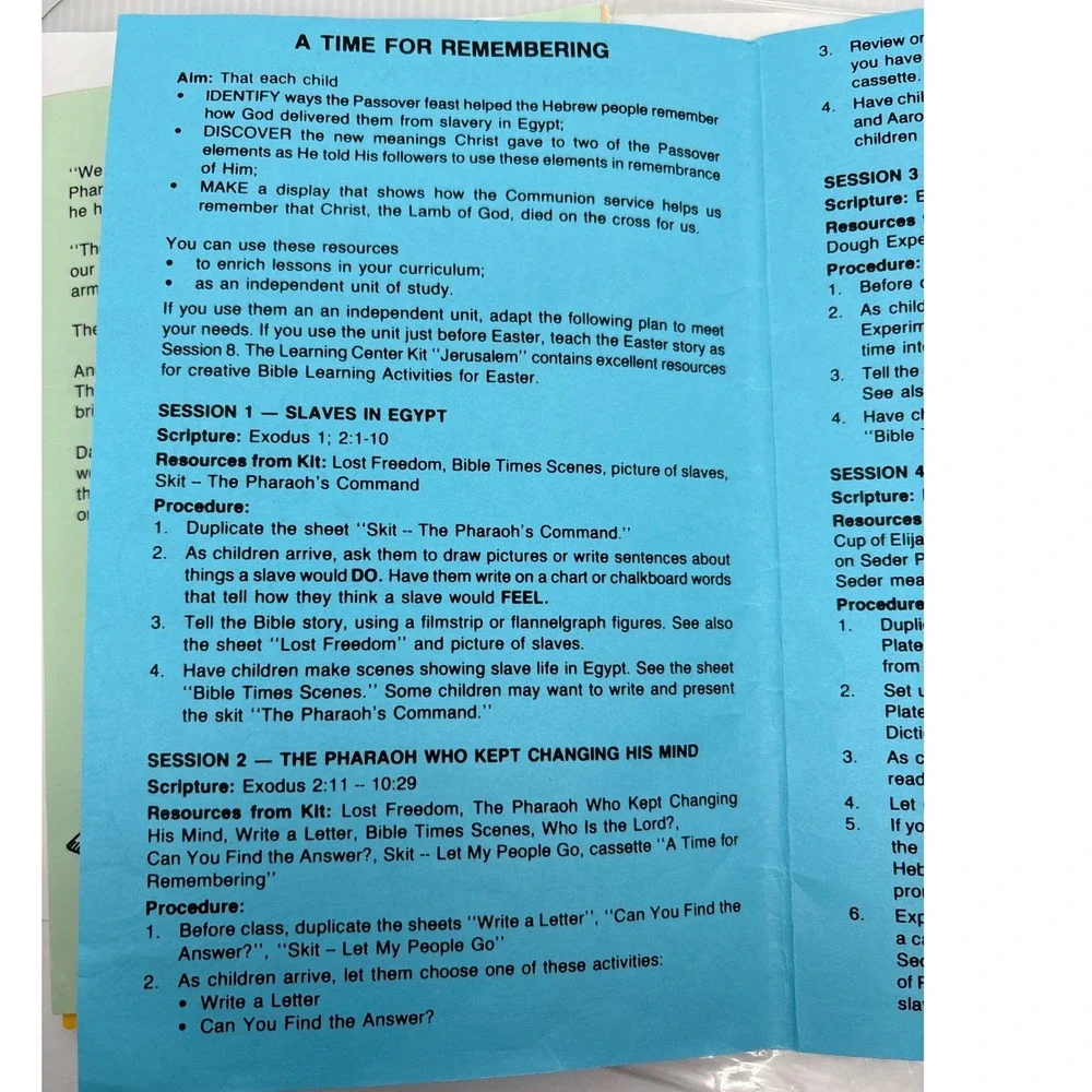 Christian Education Learning Center Kit: Passover,‎ Communion Grades 3-8